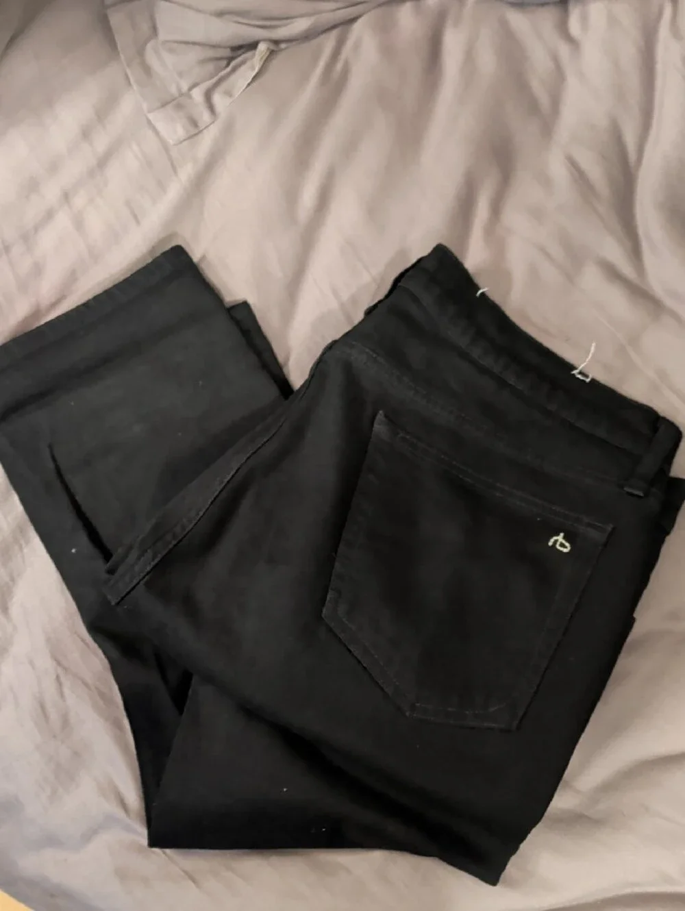 rag & bone Black Slim Straight Men's Jeans